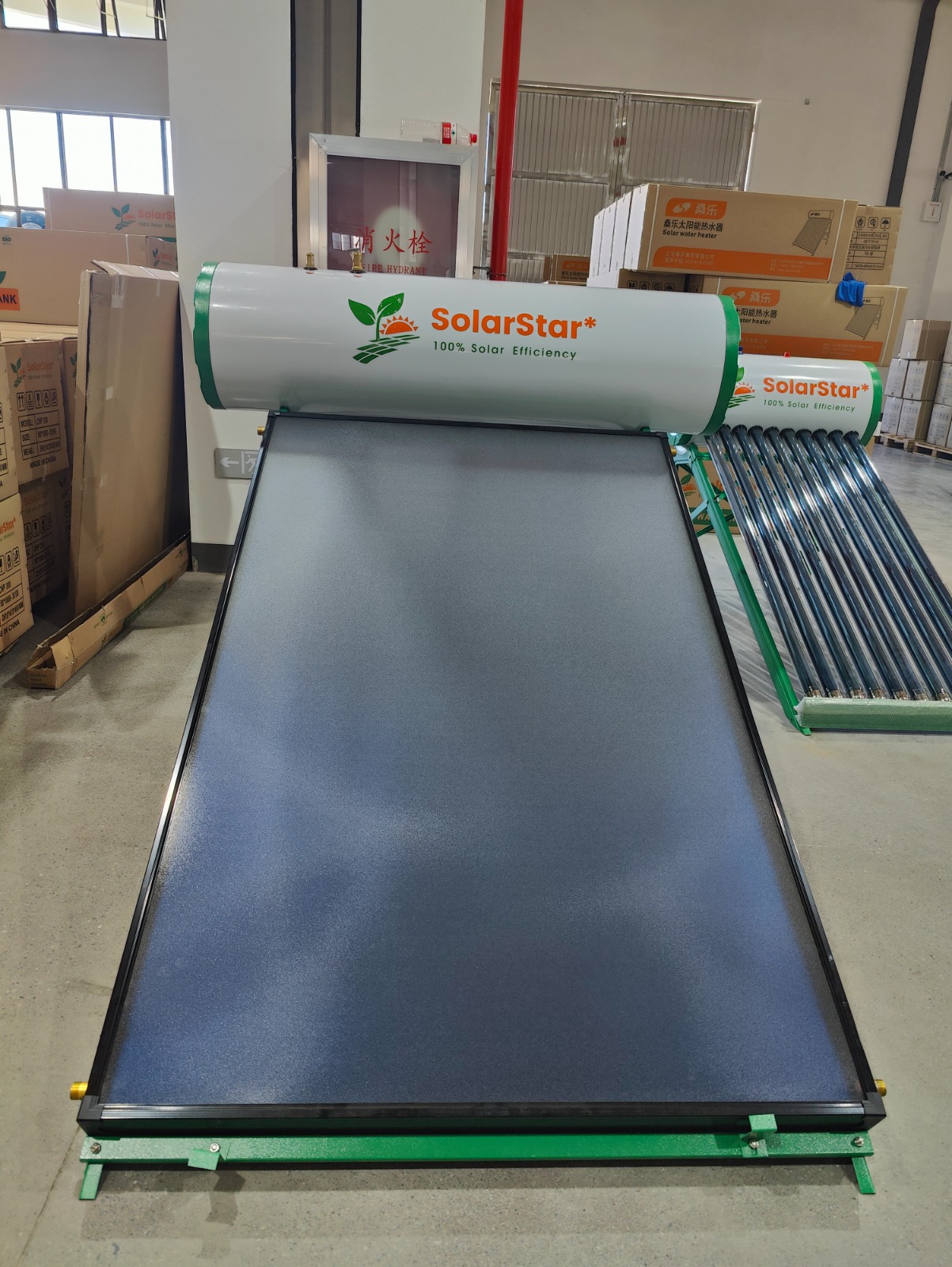 Flat Plate Pressurized Solar Water Heaters